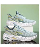 Zapatos De Hombre antideslizantes transpirables De malla De verano De tiro alto con logotipo De marca, Zapatos deportivos informales para correr para Hombre - details 15