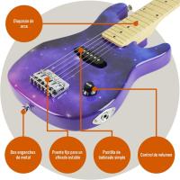 Paquete de Guitarra Eléctrica para Principiantes Tamaño 1/4 Amplificador Portátil de 5 W Cable - details 29