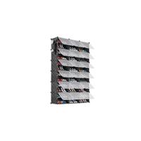 Zapatero, 24 Compartimentos (3 x 8) para 48 Pares, Armario Paneles de Plástico, para Dormitorio Sala de Estar, Recibidores, Negro, Modular, Estantería, 30 x 40 x 30 cm Cada Cubo - details 14