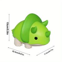 Caja de almacenamiento de dinosaurios con forma de huevo inteligente, funda cognitiva de Triceratops sensorial para bebé, juguete educativo para edades tempranas - details 9