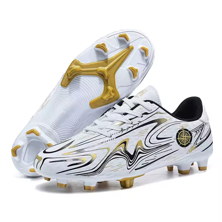 Turf tacos de fútbol para niños y niñas, zapatos de fútbol TF para interiores y exteriores - 1