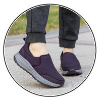 2025 Zapatos deportivos de ocio al aire libre para mamá que camina de un paso, de mediana edad y para personas mayores, zapatos de malla ligeros - details 22