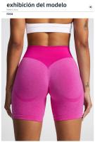 Nuevos pantalones de yoga ajustados de melocotón para el verano, pantalones de fitness para mujeres que levantan el trasero, pantalones cortos de yoga deportivos sin costuras - details 8