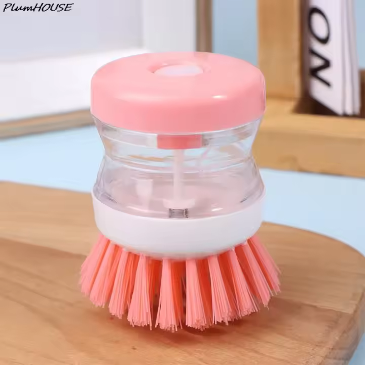 Cepillos automáticos para lavar platos, dispensador de jabón líquido, herramienta de limpieza de cocina, 2 unidades - 1