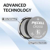 50 Piezas de Pilas de Botón CR2032 3V - PKCELL, Compatibles con Relojes, Computadoras, Juguetes y Más (Incluye Modelos 5004LC, KL2032, SB-T15) - details 3