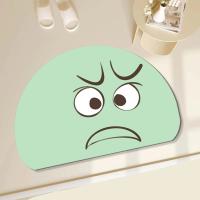 Alfombra para bañera, estera absorbente para baño súper absorbente, alfombrilla antideslizante de secado rápido para pies, alfombrilla divertida y gruesa para el hogar - details 4