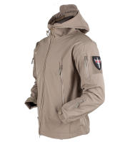 Chaqueta de Senderismo Impermeable para Hombres en Invierno-Otoño Abrigo Suave de Carcasa Táctica a Prueba de Viento con Capucha Ideal para Pesca, Acampar, Escalar - details 20
