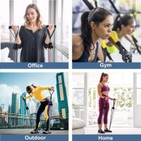 Set De Bandas De Resistencia Para Ejercicio 5 Tubos Con Anclaje En Puerta Manijas Para Piernas Y Tornillos De Tobillo Barril De Fitness - details 7