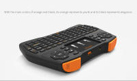 Mando a distancia Tricolor con retroiluminación, 2,4G, multifunción, ratón y teclado, Mini táctil, inalámbrico - details 6