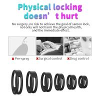Anillo masculino para retrasar la eyaculación, bola de unión escrotal, anillos para hombre, anillo de silicona, juguete sexual para hombres - details 2