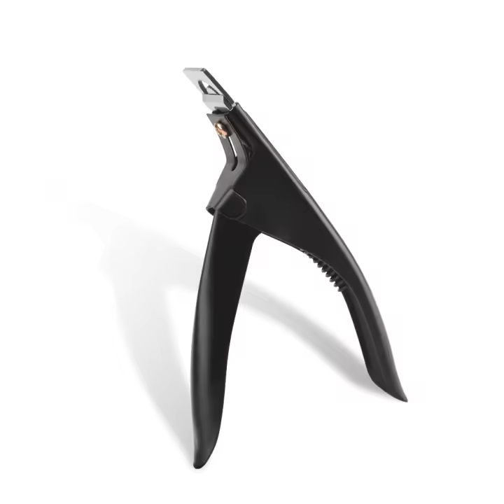 Tijeras de Manicura KADS con Cortador de Borde Herramienta de Arte de Uñas Corte de Gel UV Acrílico Color Negro Azul Rojo - 1