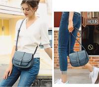 Bolso de hombro para mujer, bolso de hombro de piel sintética para mujer, bolso de mujer con correa de hombro extraíble - details 5
