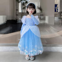 Vestido de Cosplay de princesa Cenicienta para niña y niño, tutú de Carnaval con lentejuelas, ropa de malla para regalo de cumpleaños - details 7