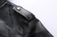 CHAIFENKO Chaqueta de Cuero Camuflaje Grueso Abrigo de Ocio de Invierno con Gorra Desmontable - details 10