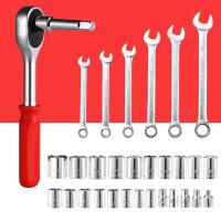 TLGREEN Kit de herramientas de reparación de automóviles para el hogar de 198 piezas, caja de herramientas de plástico con llave con juego de herramientas manuales generales para el hogar con caja de herramientas de plástico y estuche de almacenamiento - details 15