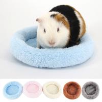 Estera de jaula redonda de conejillo de indias suave, cómoda cama cálida para dormir de hámster, estera de erizo redonda lavable, Otoño e Invierno - details 2