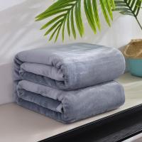 Manta de Coral Suave Super Gran Tamaño 120x200cm Ligera y Sólida en Color Rosa Para Sofá y Cama Forro de Tela de Mink - details 0