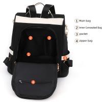 Mochila de viaje antirrobo, bolso escolar impermeable de gran capacidad, bolso de hombro bidireccional ligero - details 5