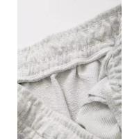 conjunto deportivo Vintage para mujer, traje de pantalones cortos sólidos, camiseta de manga corta con cuello redondo, cortos con cordón, - details 15