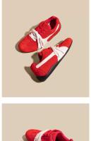 Zapatos de entrenamiento retro americanos alemanes para mujer, estilo ins marea 2025, verano, nuevo fondo plano, combinación de colores, estilo Forrest Gump. - details 2