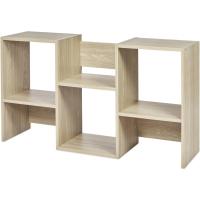Estantería decorativa/estantes flotantes/Estantería de madera/Estantería con 4 estantes, oficina,modular, sala de estar, biblioteca - Display Shelf SRK-W3 - Marrón ceniza - details 42