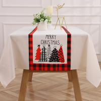 Bonenjoy, 1 pieza, mantel de Feliz Navidad, mantel con estampado de Papá Noel, mantel para banquete, fiesta, mesa de comedor, decoraciones navideñas - details 1