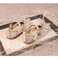 Nuevas flores casuales para niños de niña, zapatos individuales de suela blanda para bebé perla - details 30