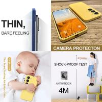 Funda cuadrada de silicona líquida suave para Samsung Galaxy S25 S24 S23 S22 S 25 Ultra Plus S25Ultra - details 5