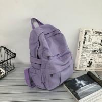 Mochila Mujer Lona, Estilo Retro, Gran Capacidad, Estudiante, Moda Coreana - details 39