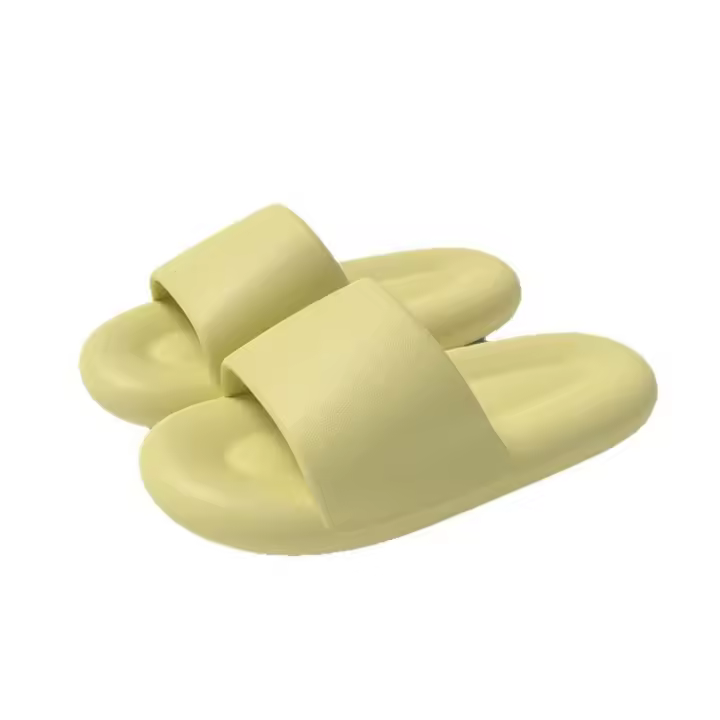 Zapatillas de verano de fondo suave para mujer, sandalias antideslizantes para el hogar, fondo grueso, zapatillas frescas para el hogar - 1