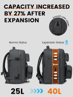 Mochila de Hombre Grande 40L Portátil, Impermeable, Antirrobo con USB Ideal para Trabajo Diario, Viajes, Estudios - details 7