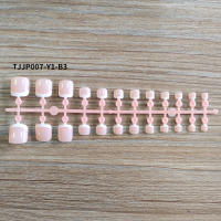 24 uñas postizas removibles de color rosa para mujeres y niñas con gel de gelatina, regalos de verano - details 2