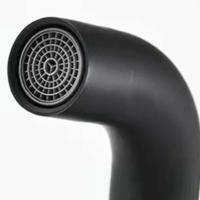 Grifo de fregadero de agua fría individual de acero inoxidable 304, grifos de lavabo montados en cubierta, accesorios de baño, negro - details 8