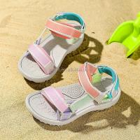 Nuevas sandalias para niños 30-38, zapatillas de playa de verano para el regreso a la escuela, zapatos bonitos de arcoíris para niños y niñas, precio bajo - details 5
