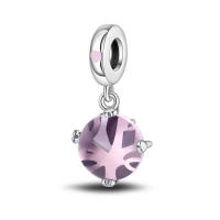 Abalorios de piedra de Color plateado para mujer, pulseras y brazaletes adecuados de estilo elegante, joyería fina DIY para cumpleaños - details 24