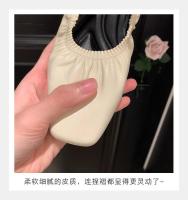 Medias zapatillas francesas sandalias de mujer zapatos Mary Jane de un pedal zapatos Muller de tacón grueso para mujer - details 6