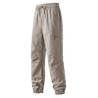 Pantalones Cargo Retro para Hombres CHAIFENKO Largo Completo, Material de Poliéster, Moda de Primavera-Otoño - details 4