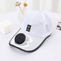 Sombrero de ventilador solar transpirable de moda, gorra de béisbol de secado rápido con carga USB, sombreros de malla completa para exteriores - details 4