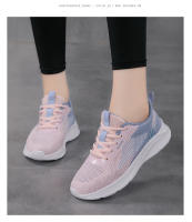 Zapatillas de deporte de malla transpirable para mujer, zapatos planos cómodos de fondo suave, zapatos deportivos casuales antideslizantes de talla grande 42 - details 9