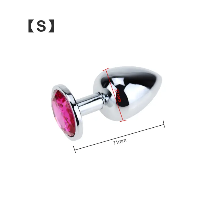 Juguetes Sexuales para Pareja Anal Plug de Acero Inoxidable Suave Dildo Cola Joyería de Cristal Entrenador BDSM Productos Sexuales Tienda - 1