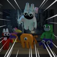 Figura de acción de jardín de infantes, juego de terror, Bam, puertas de amigos, 6 en 1 - details 0