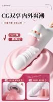Juguetes sexuales, Calentamiento telescópico calentamiento automático femenino masturbador vibrador masaje palo adultos productos sexuales sexo - details 0