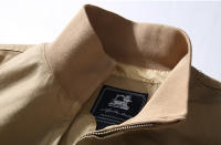 Chaqueta de Bombero Militar de Algodón Ligero Estilo Tanker WW2 de Brad Pitt Moda para Hombres - details 11