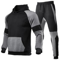 Colores para hombres y mujeres, ropa deportiva a juego de color blanco, tres correr de moda, dos piezas - details 2