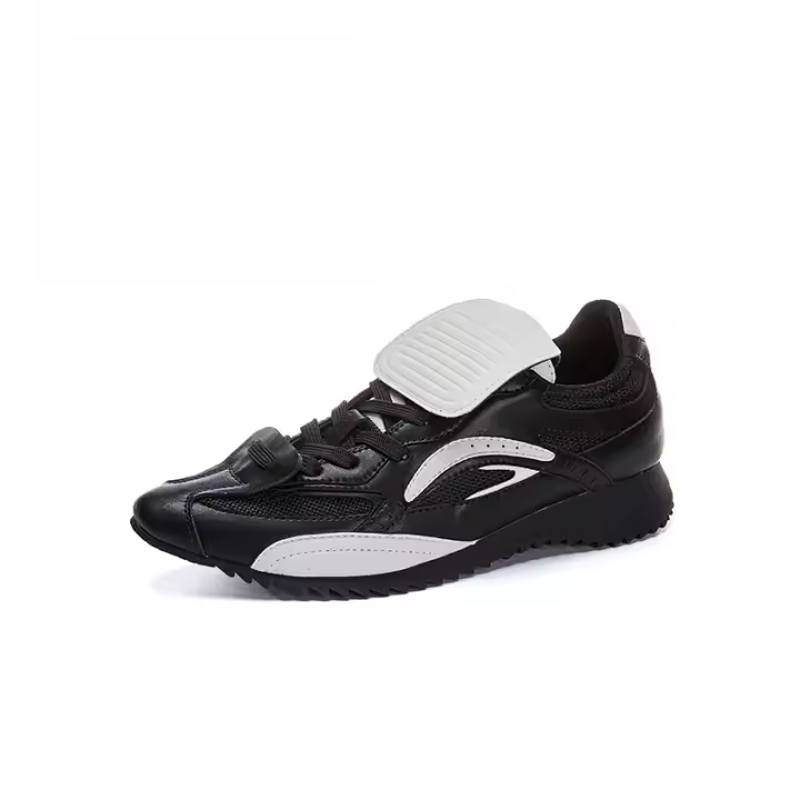 Zapatos de cuero para mujer, primavera 2025, nuevos zapatos deportivos versátiles de punta, zapatos casuales de plataforma, zapatos de moda para mujer, tendencia. - 1