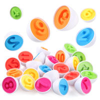 Huevos de Pascua inteligentes Montessori para bebés, juguetes sensoriales para niños pequeños, juegos educativos, forma de número, clasificadores a juego, juguetes para niños - details 3