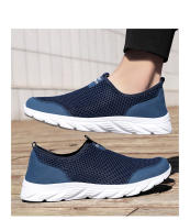 Zapatos informales de malla de aire para hombre, zapatillas ligeras transpirables sin cordones, mocasines cómodos, moda de verano - details 16