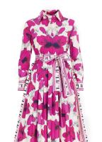 CHCH Vestido de fiesta con estampado de falda larga y camisa con mangas nuevas para mujer - details 7