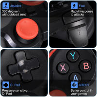 Mando inalámbrico Terios T3 para PS3/Switch, compatible con Bluetooth, para tableta, Android, teléfono inteligente, PC, Joystick - details 4