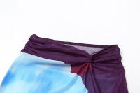 BUNO-Conjunto de 2 piezas de retazos de malla de gato extraño para mujer, Tops cortos con cuello Halter y faldas coloridas, trajes de fiesta en la playa a la moda para vacaciones - details 14